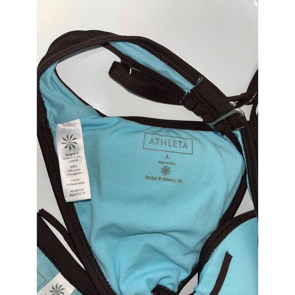 Athleta Black and Blue Bikini - Picture 3 of 4